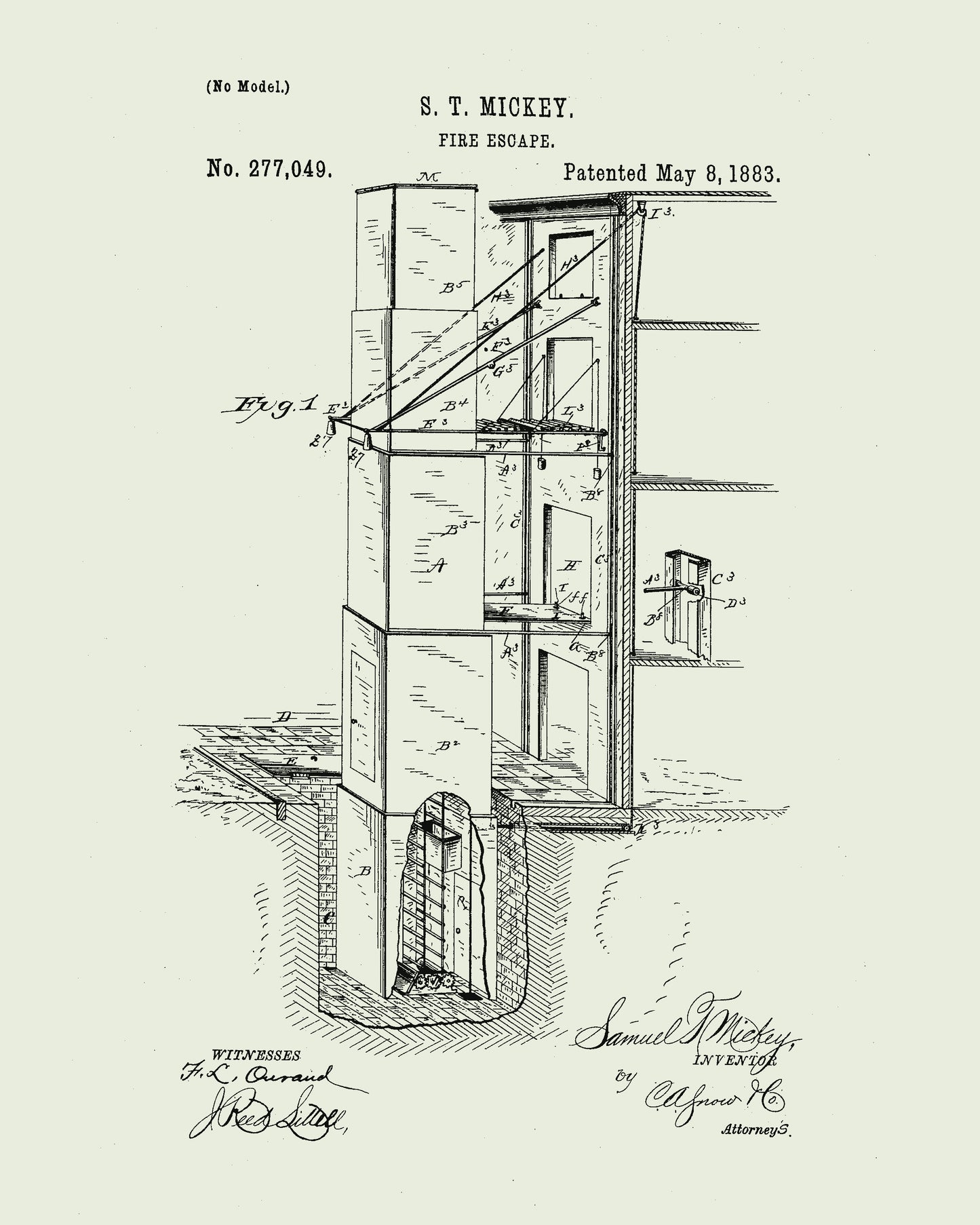 1883 Fire Escape
