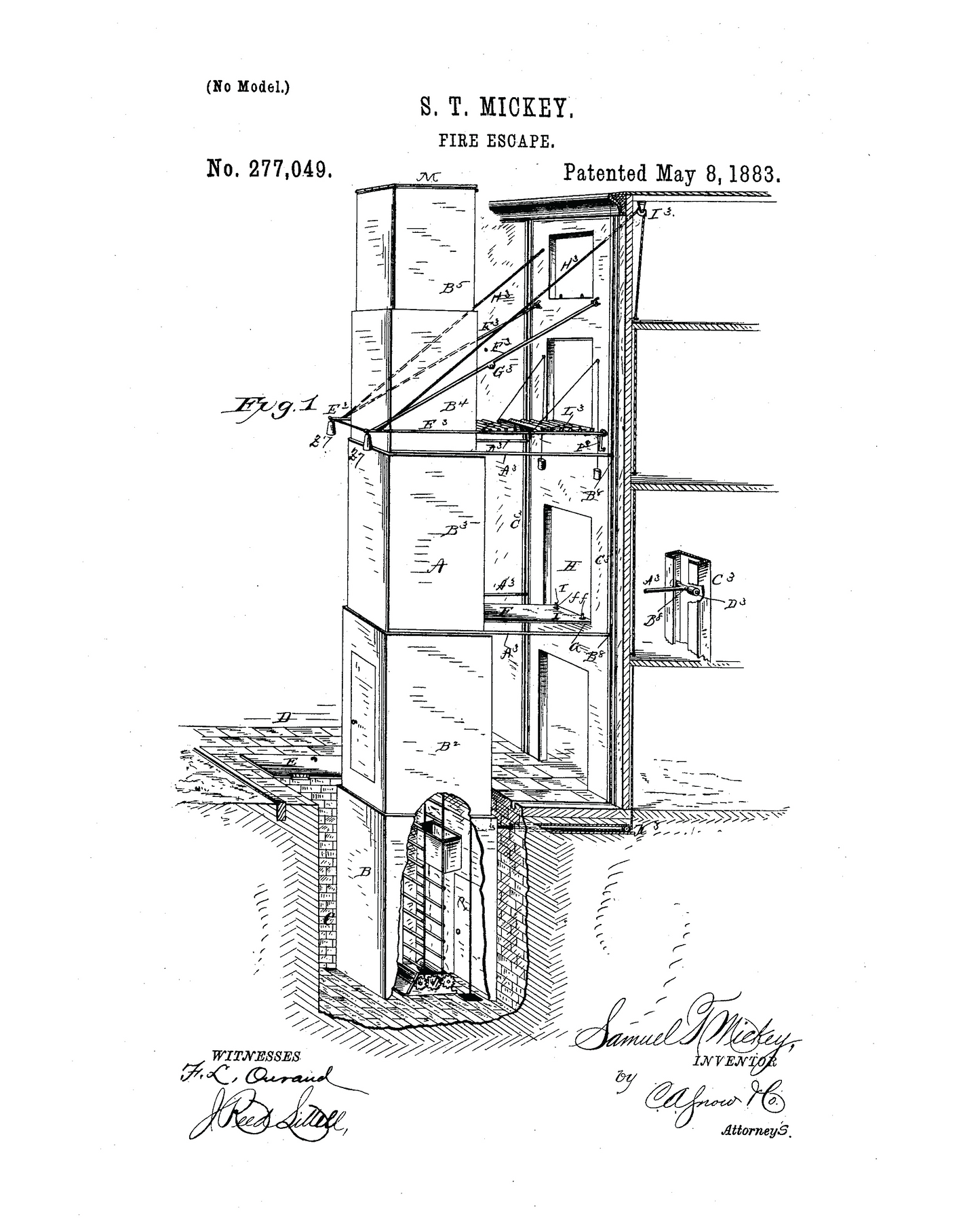 1883 Fire Escape