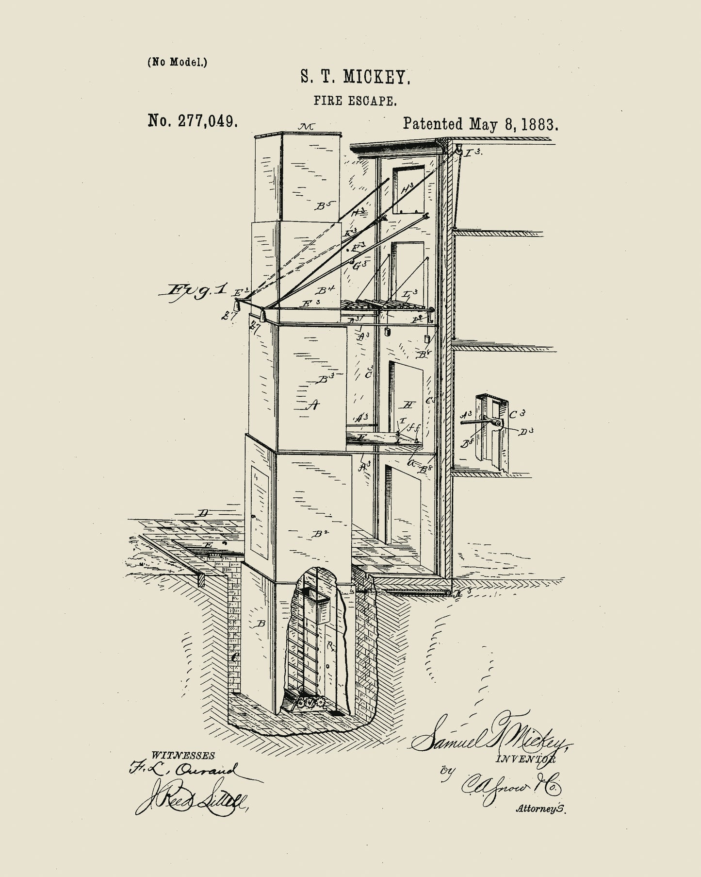 1883 Fire Escape