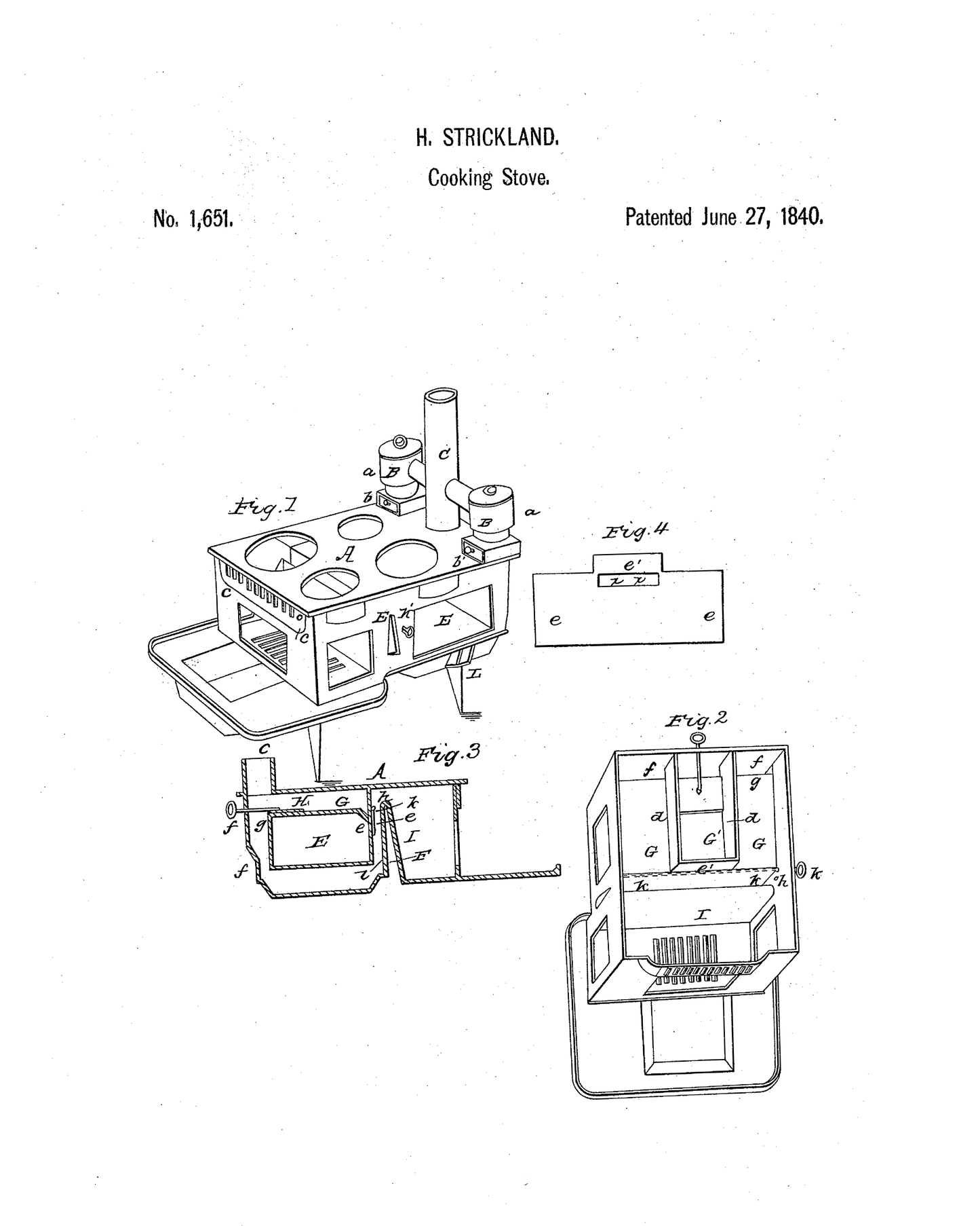 1840 Cooking Stove