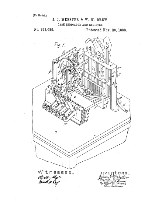 1888 Cash Register