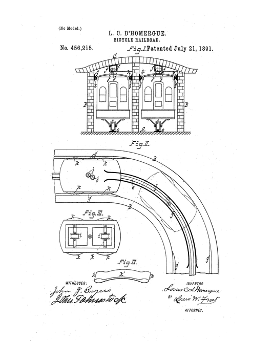 1891 Bicycle Railroad