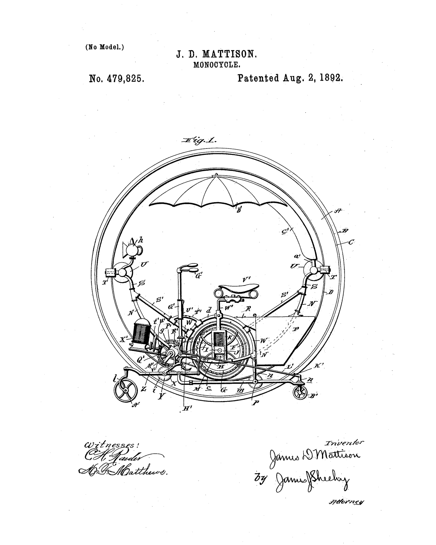 1892 Monocycle