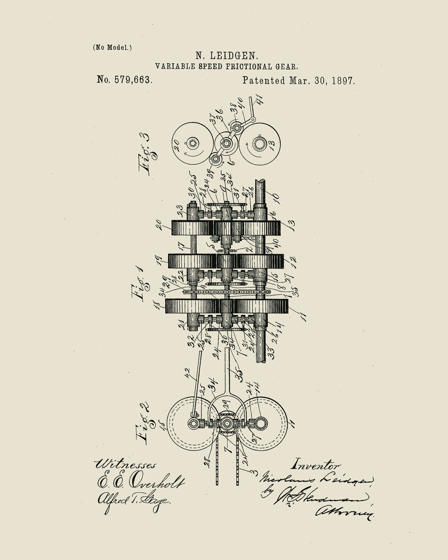 1897 Variable Speed Transmission