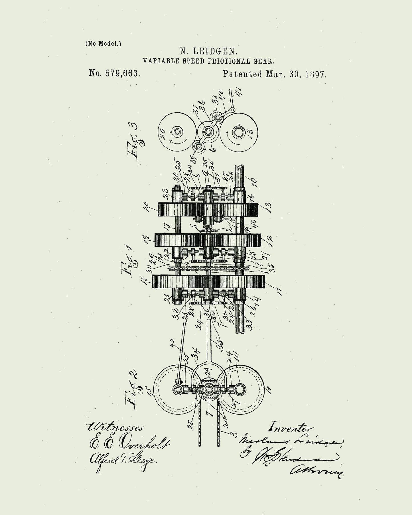 1897 Variable Speed Transmission