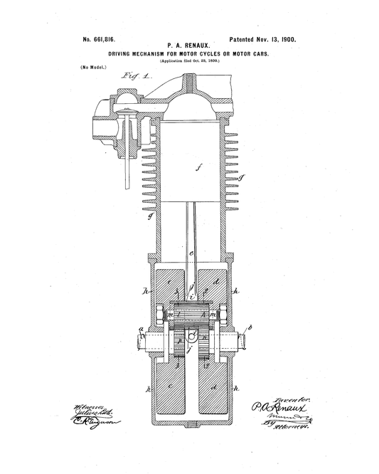 1900 Motorcycle Motor