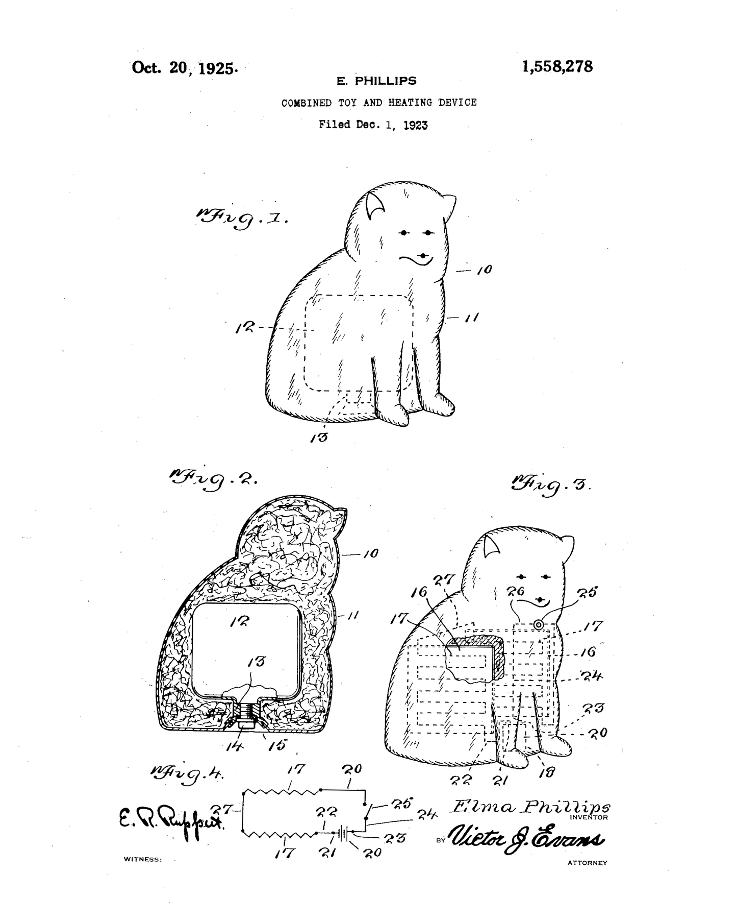 1925 Toy and Heating Device