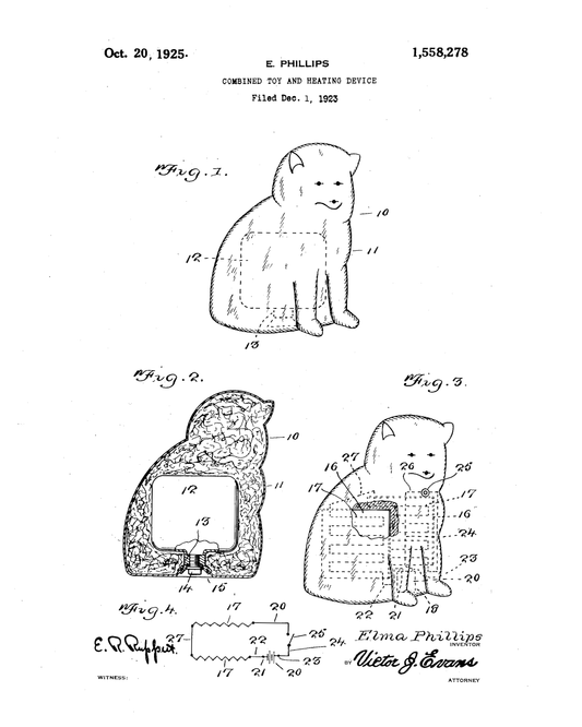 1925 Toy and Heating Device