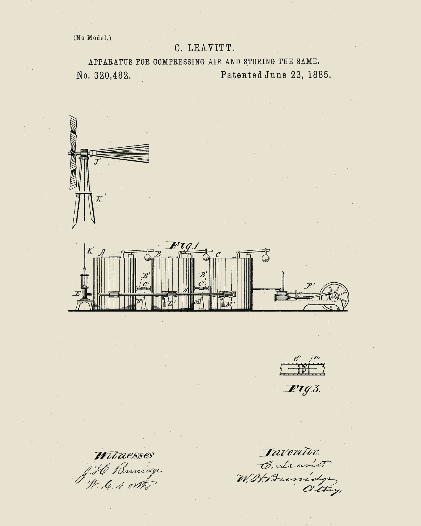 Custom Vintage Patent Print