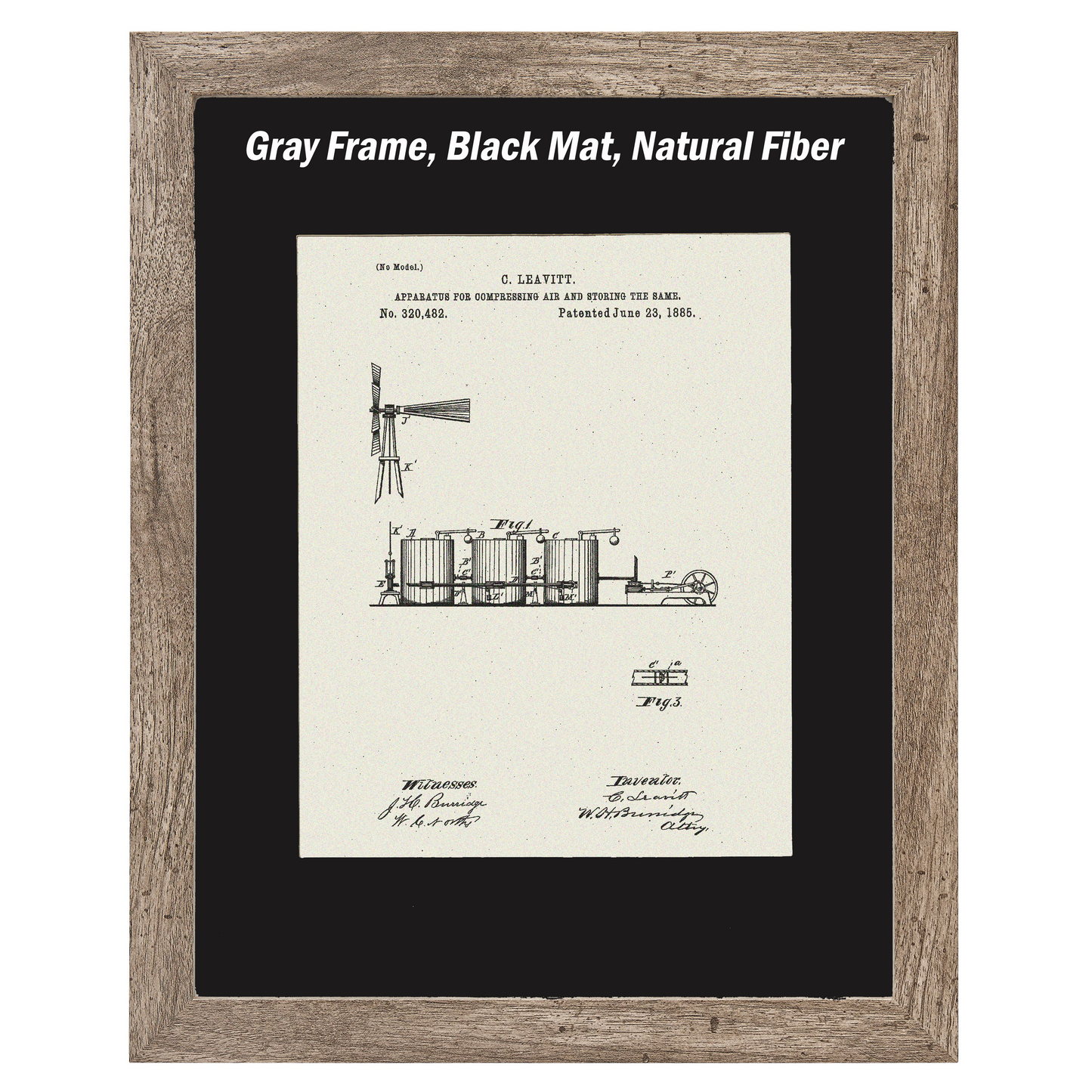 Custom Vintage Patent Print