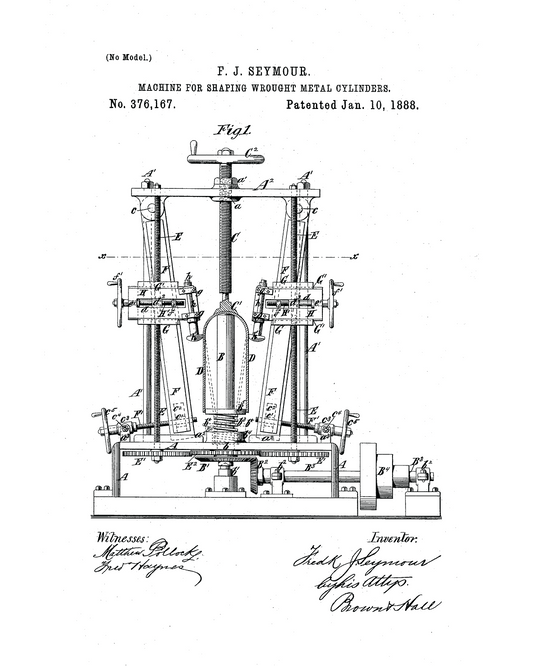 1888 Cylinder Shaper