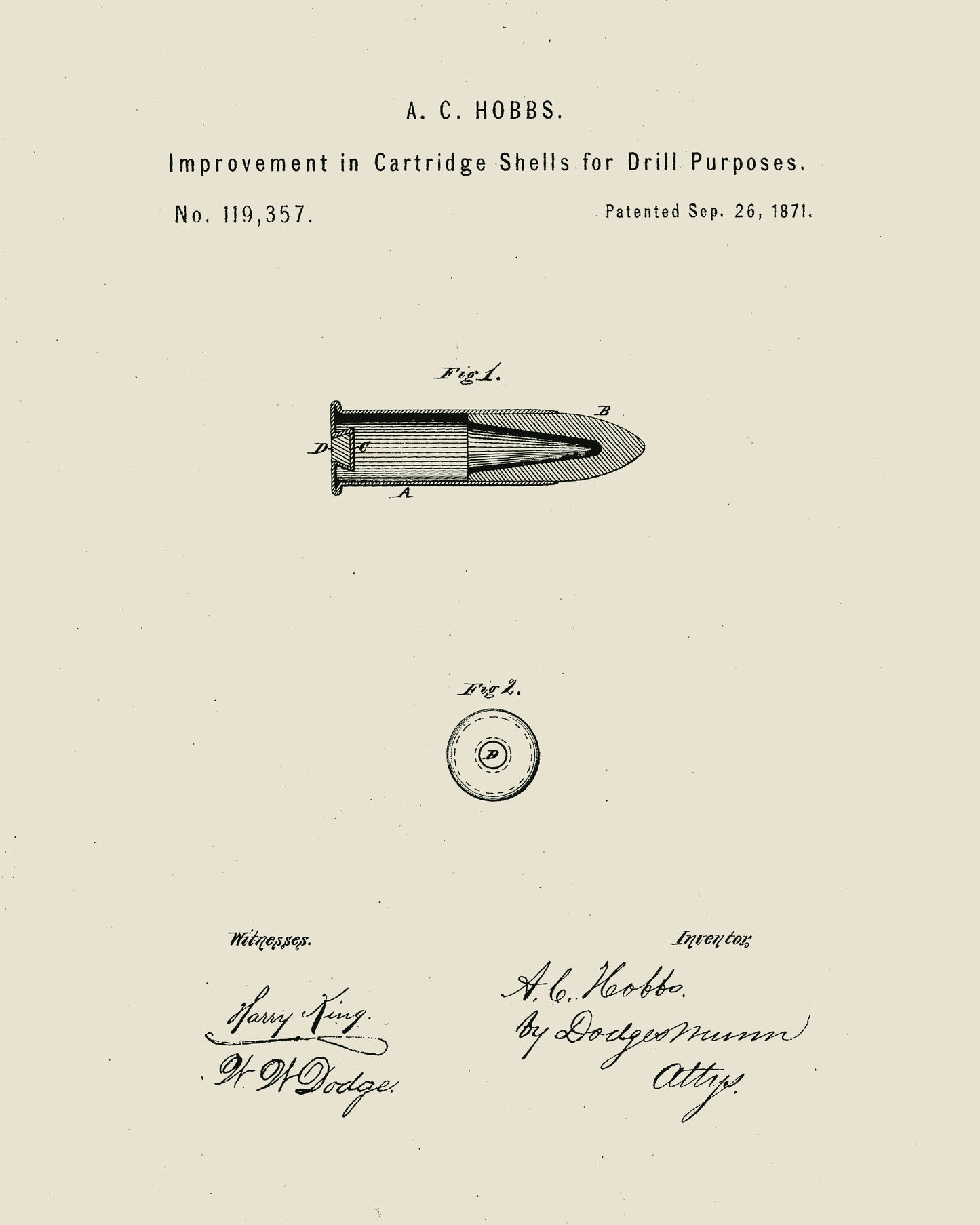 1871 Drill Shell