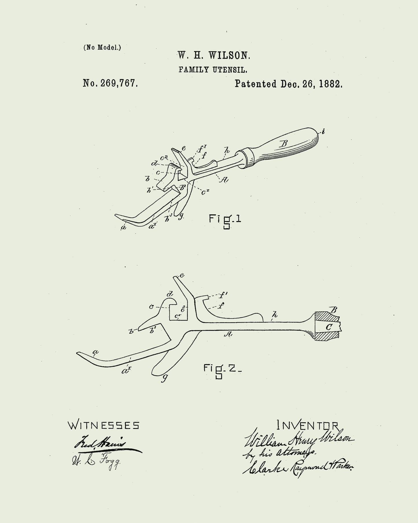 1882 Family Utensil