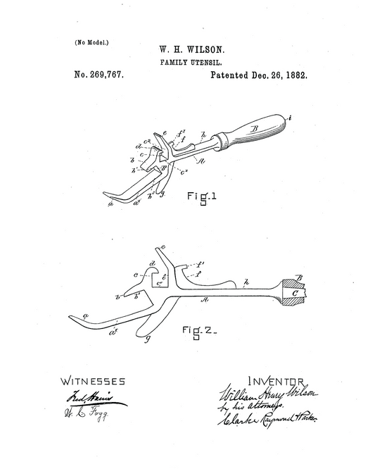 1882 Family Utensil