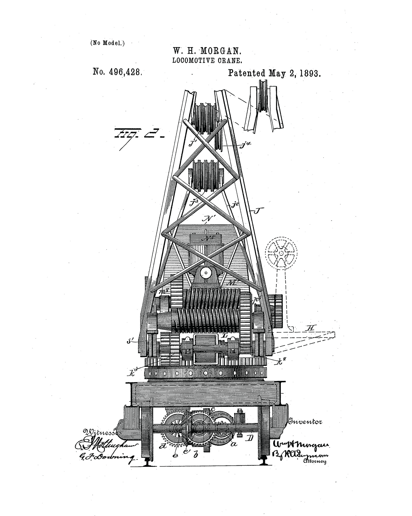 1893 Locomotive Crane