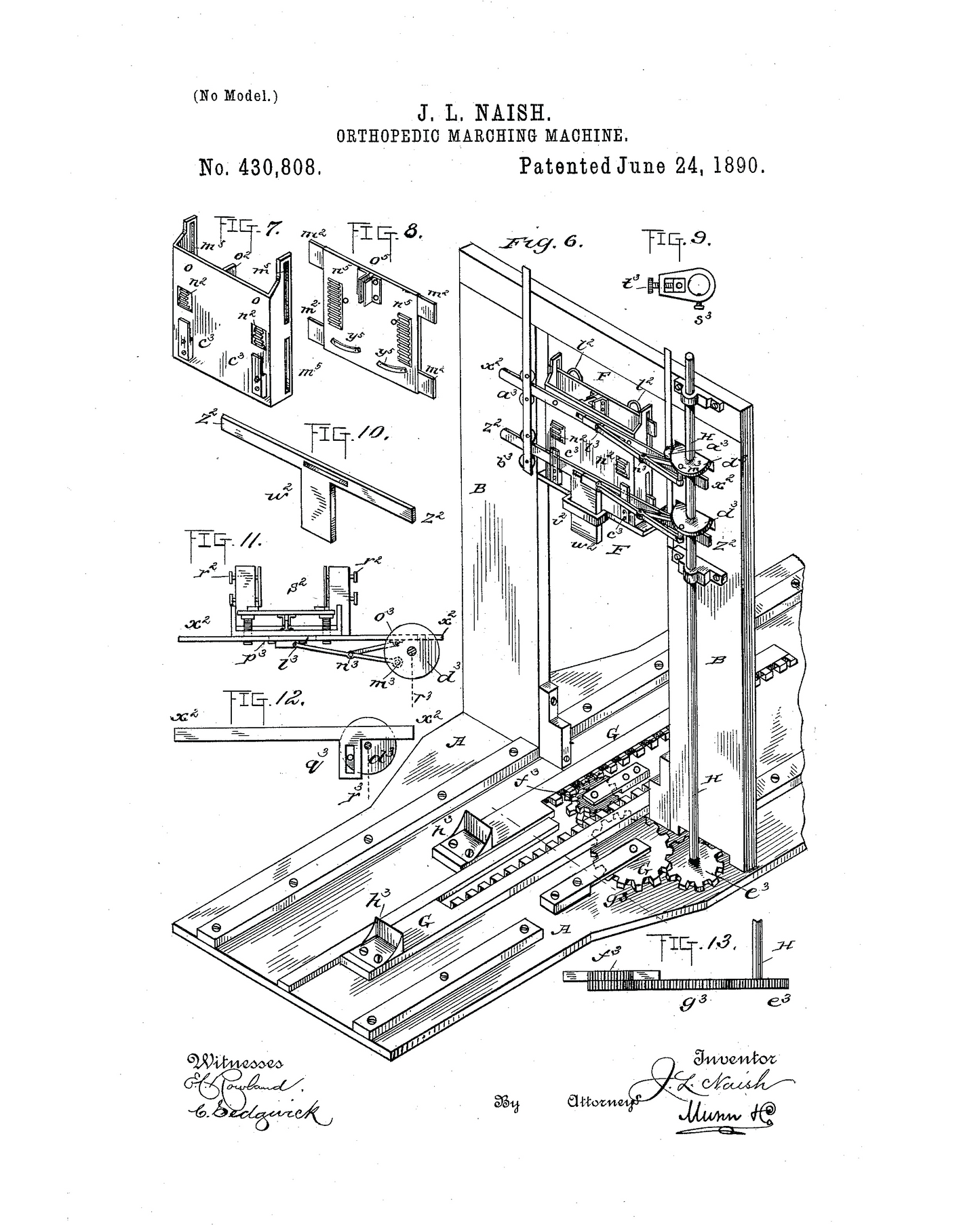 1890 Orthopedic Marching Machine