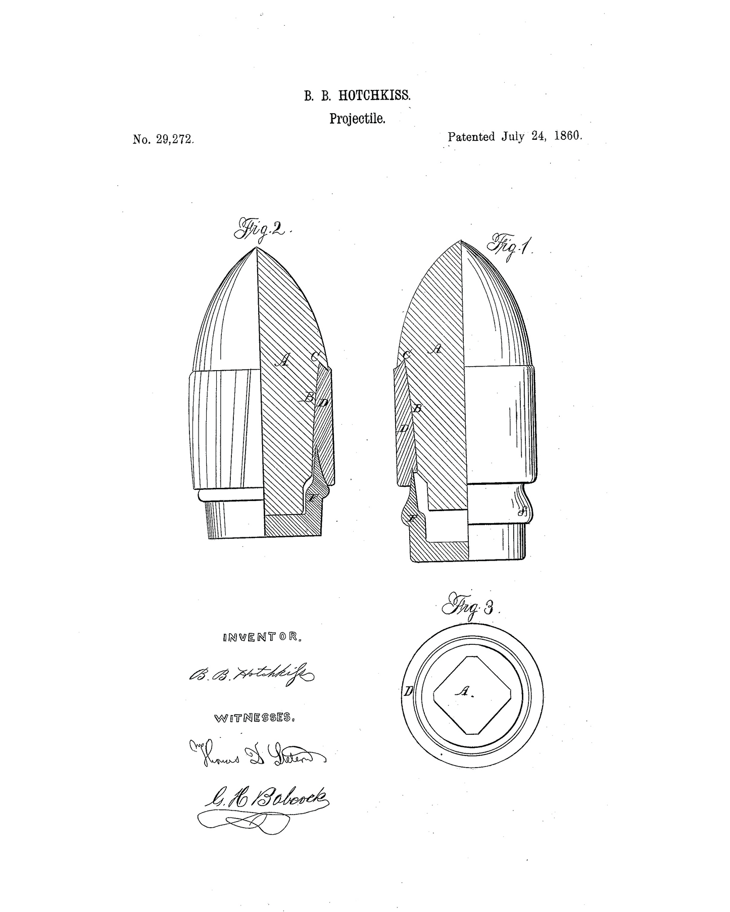 1880 Projectile