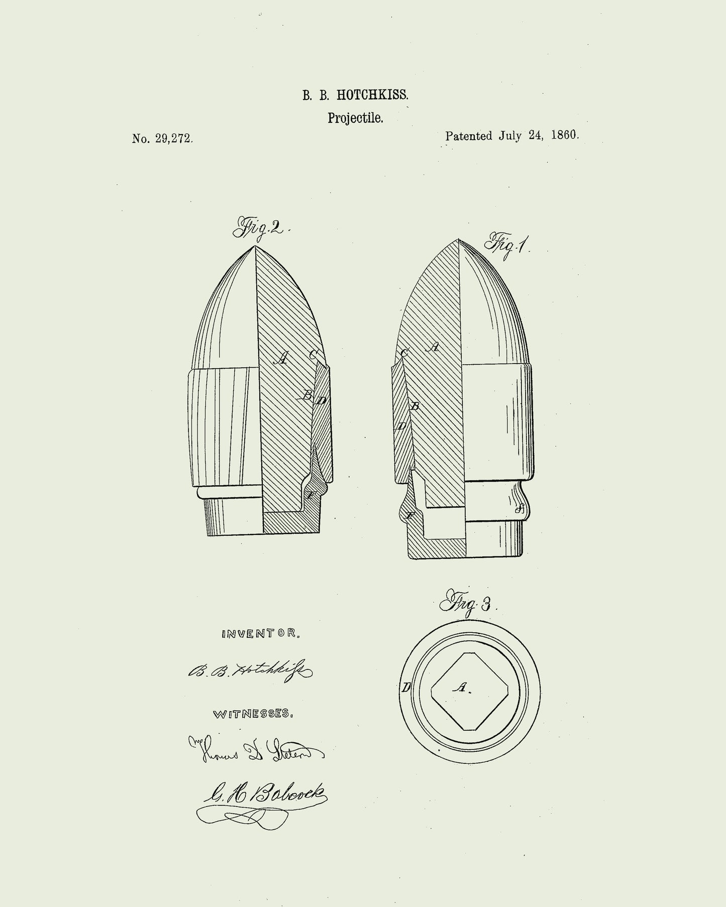 1880 Projectile