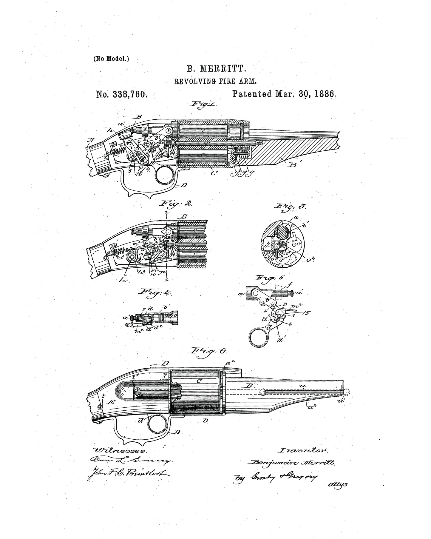 1886 Revolving Firearm