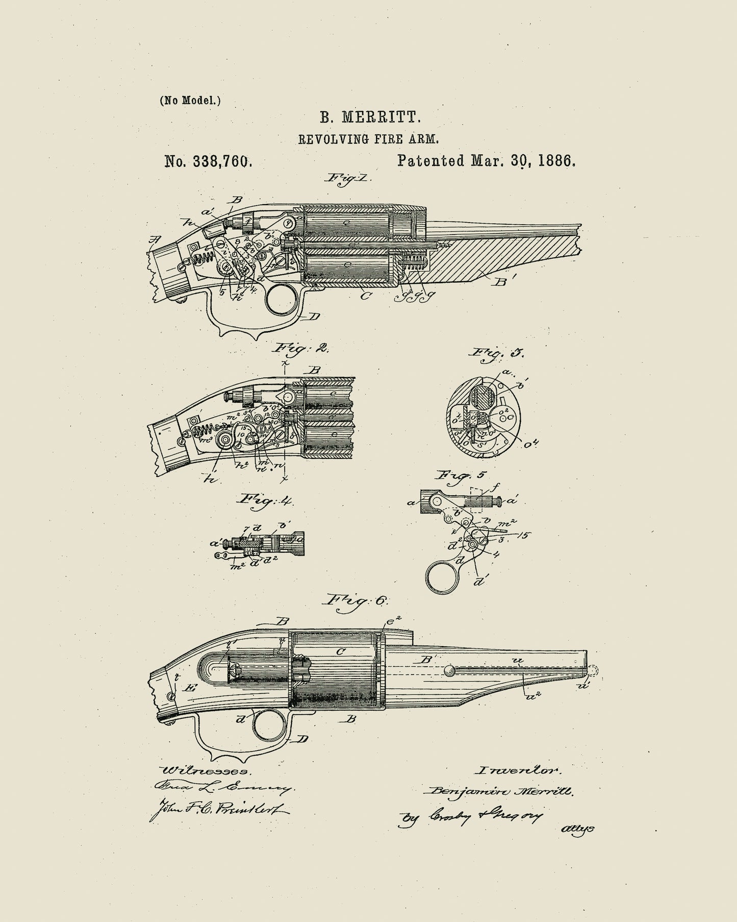 1886 Revolving Firearm