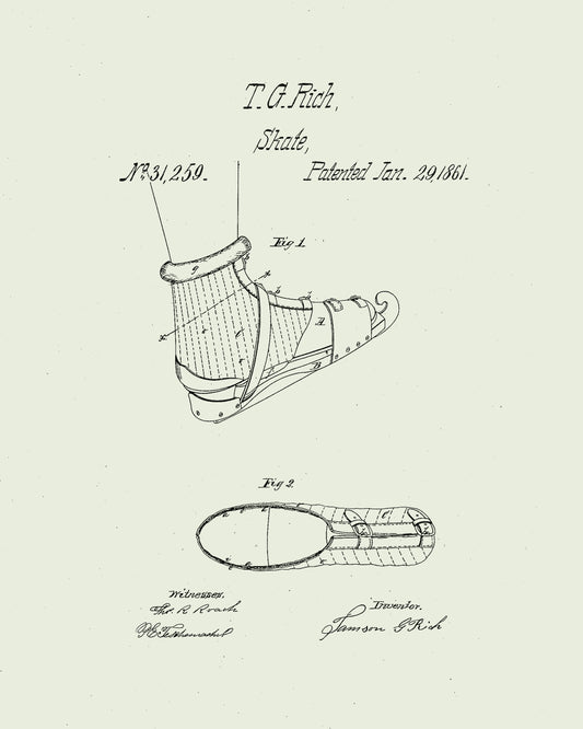 1861 Ice Skate