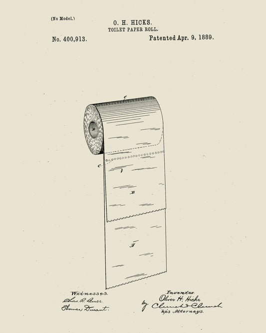 1889 Toilet Paper Roll