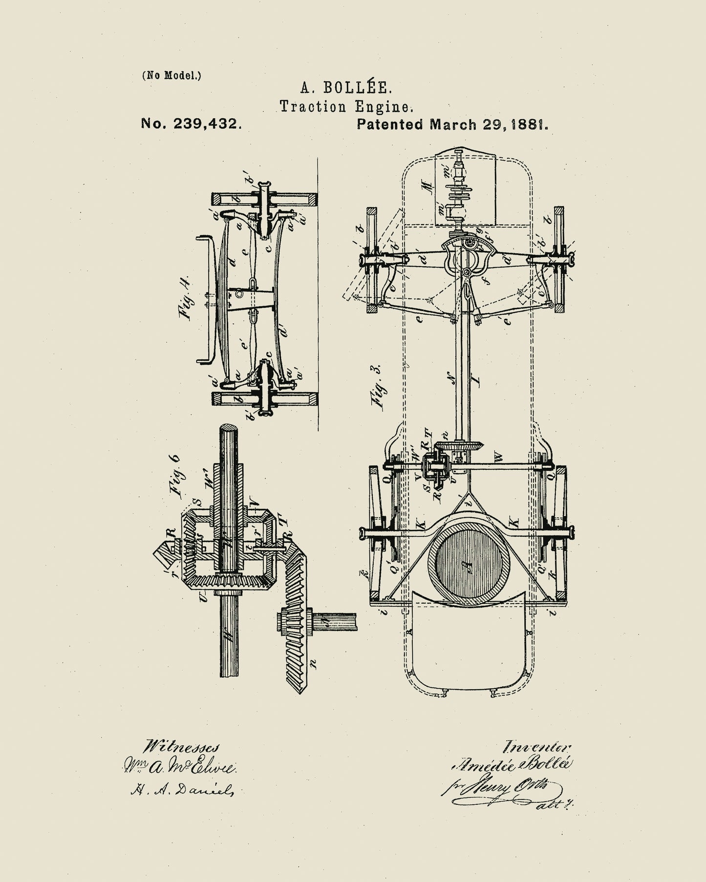 1881 Tractor Traction Engine