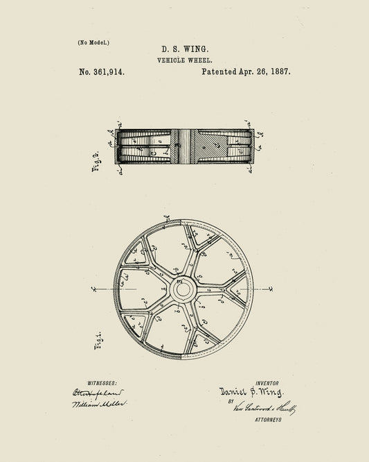 1887 Vehicle Wheel