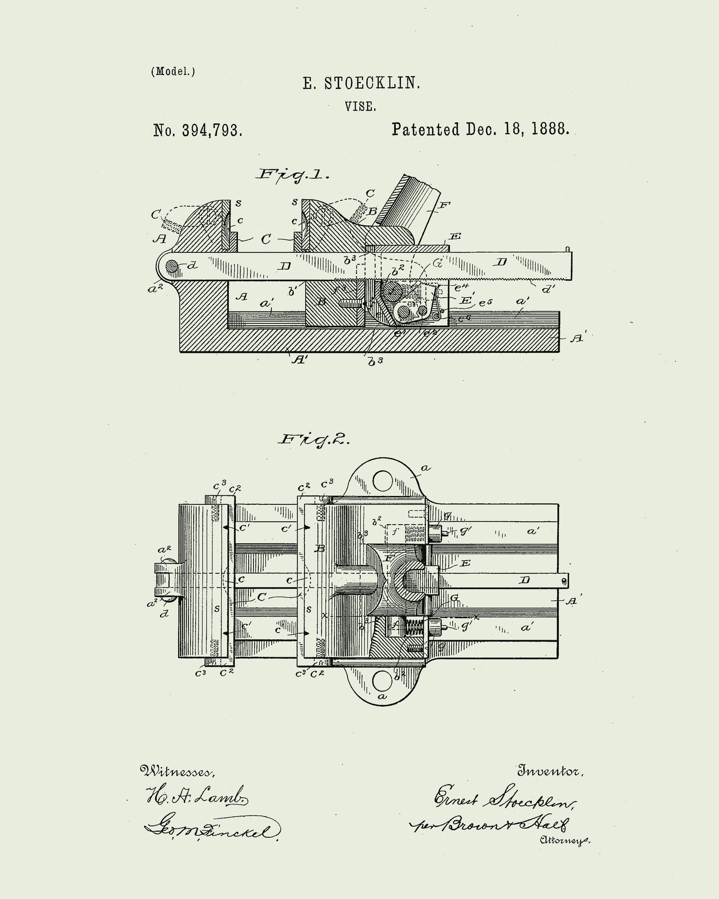 1888 Machinist Vice