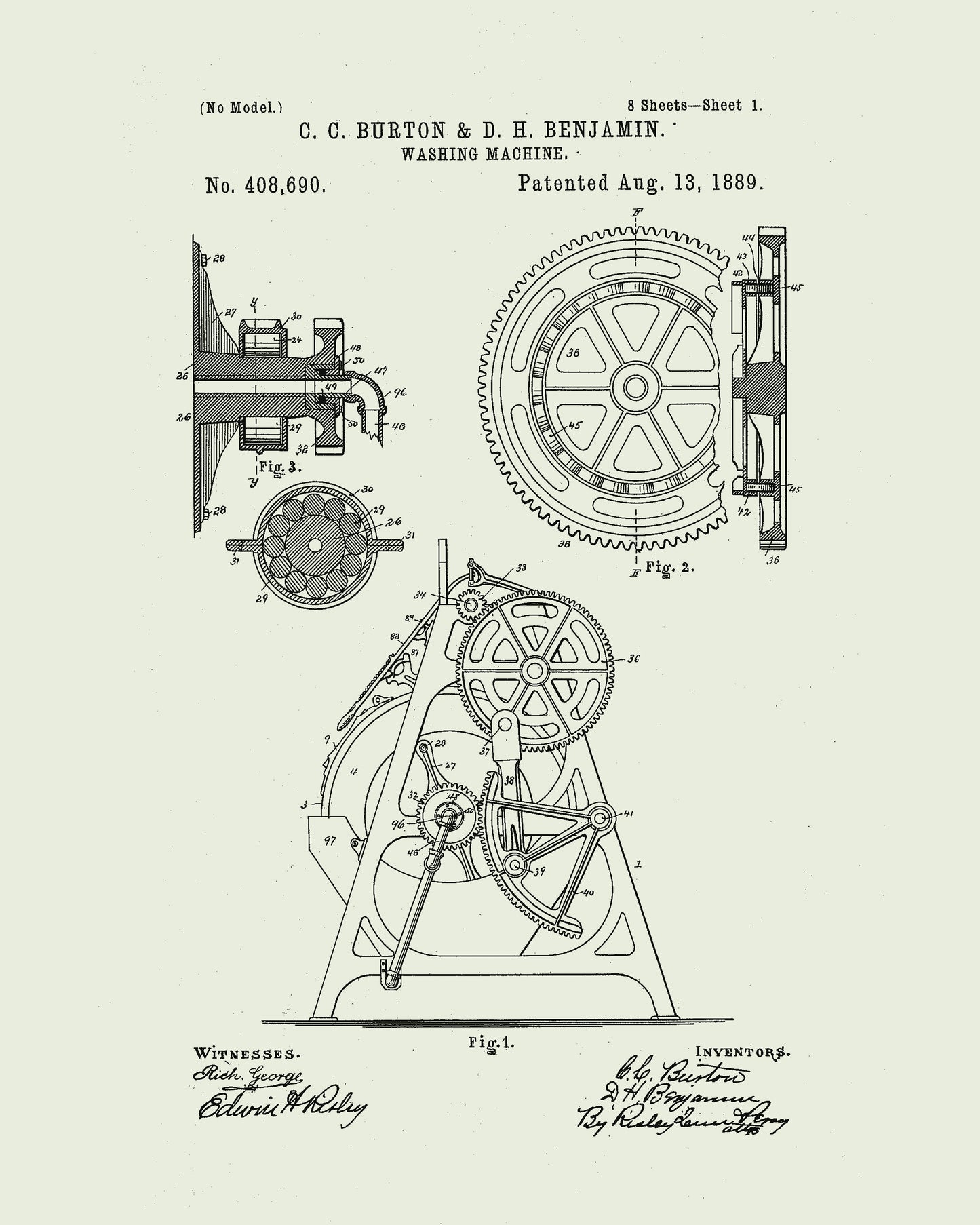 1889 Washing Machine