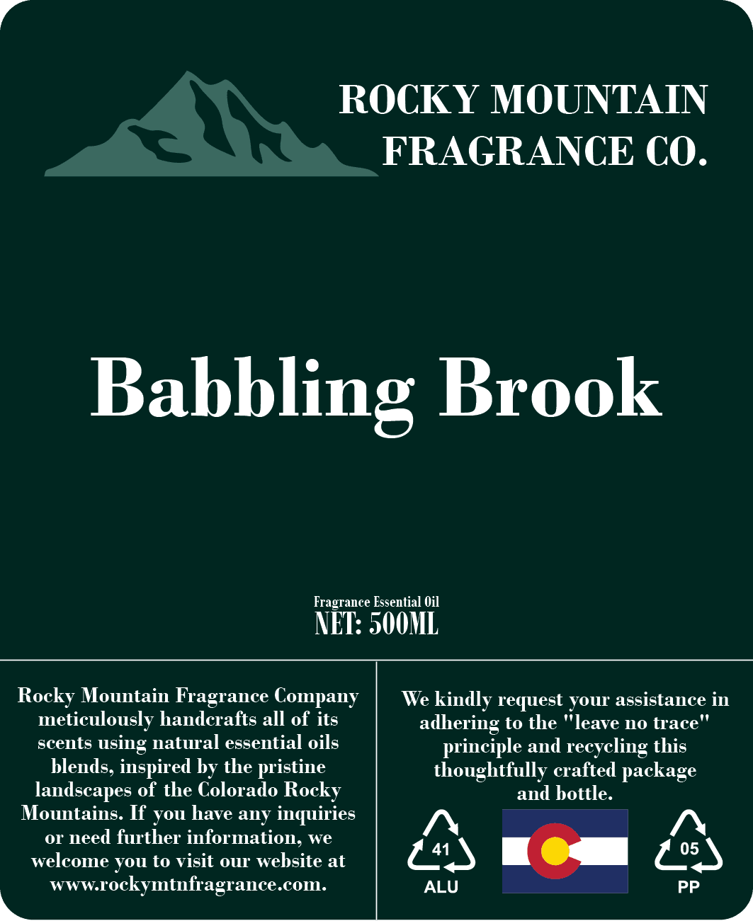 Babbling Brook Fragrance Oil - Rocky Mountain Fragrance Co.