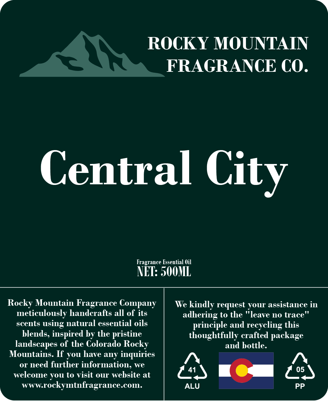 Central City Fragrance Oil - Rocky Mountain Fragrance Co.