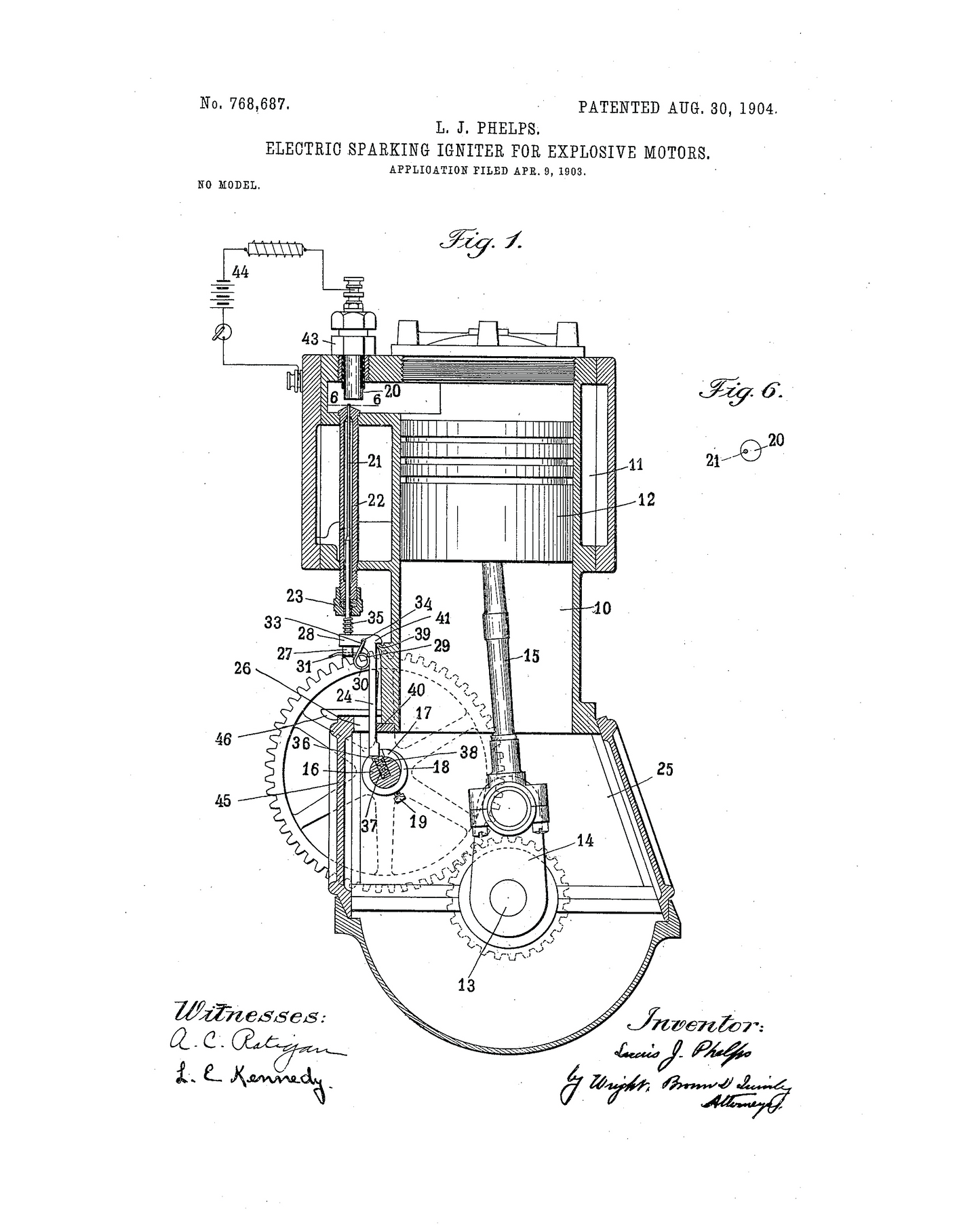 1904 4 Stroke Engine