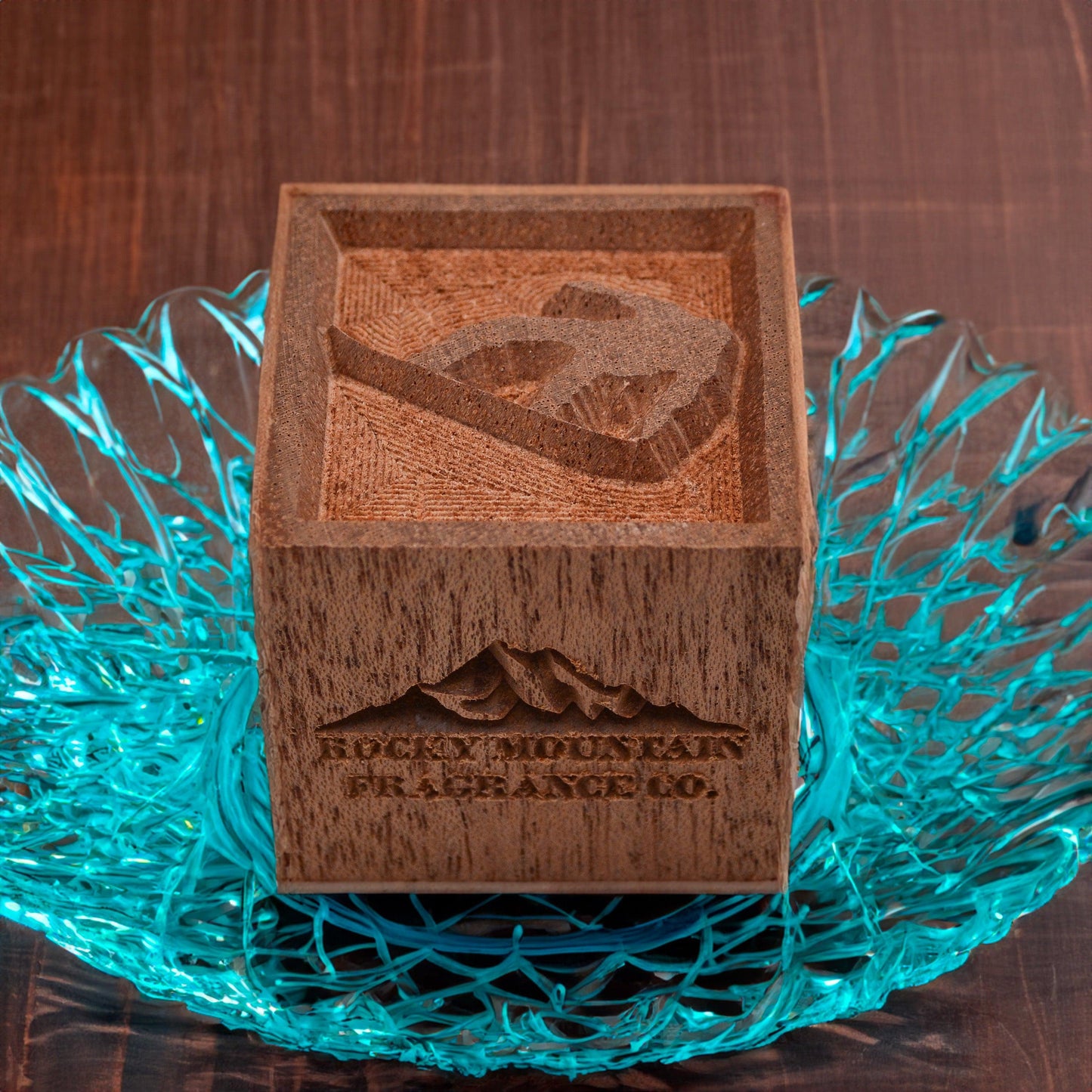 "TimberScent" Snowboarder Wood Diffuser Block - Rocky Mountain Fragrance Co.