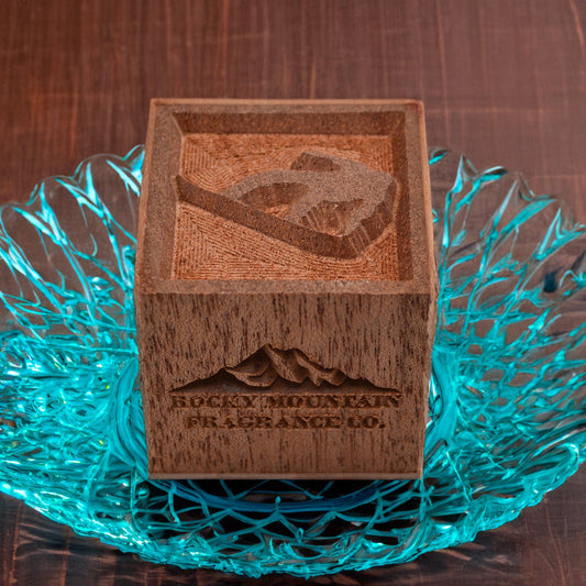 "TimberScent" Snowboarder Wood Diffuser Block - Rocky Mountain Fragrance Co.